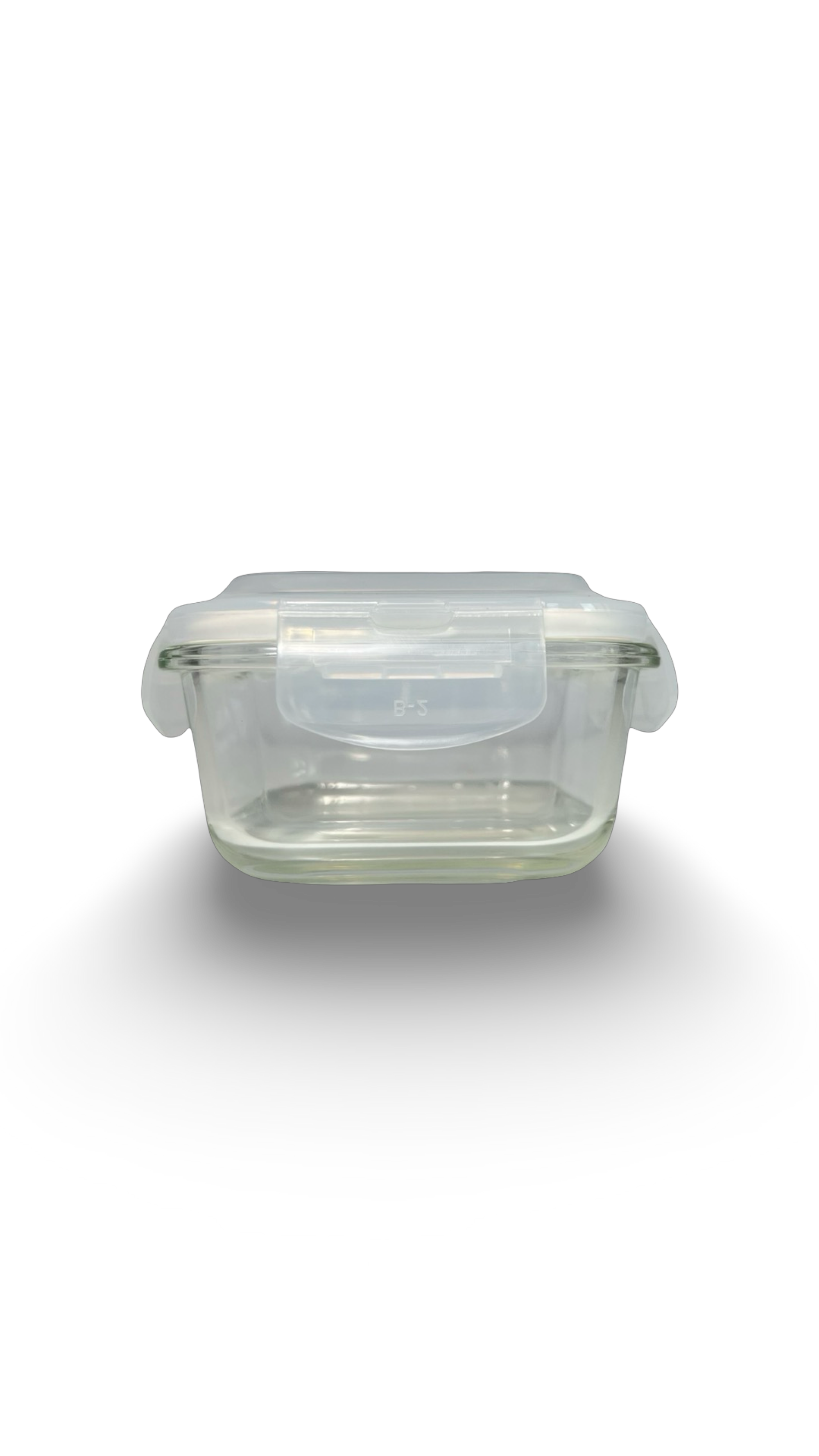 Set de 3 caserole pătrate termorezistente din sticlă cu capac de plastic