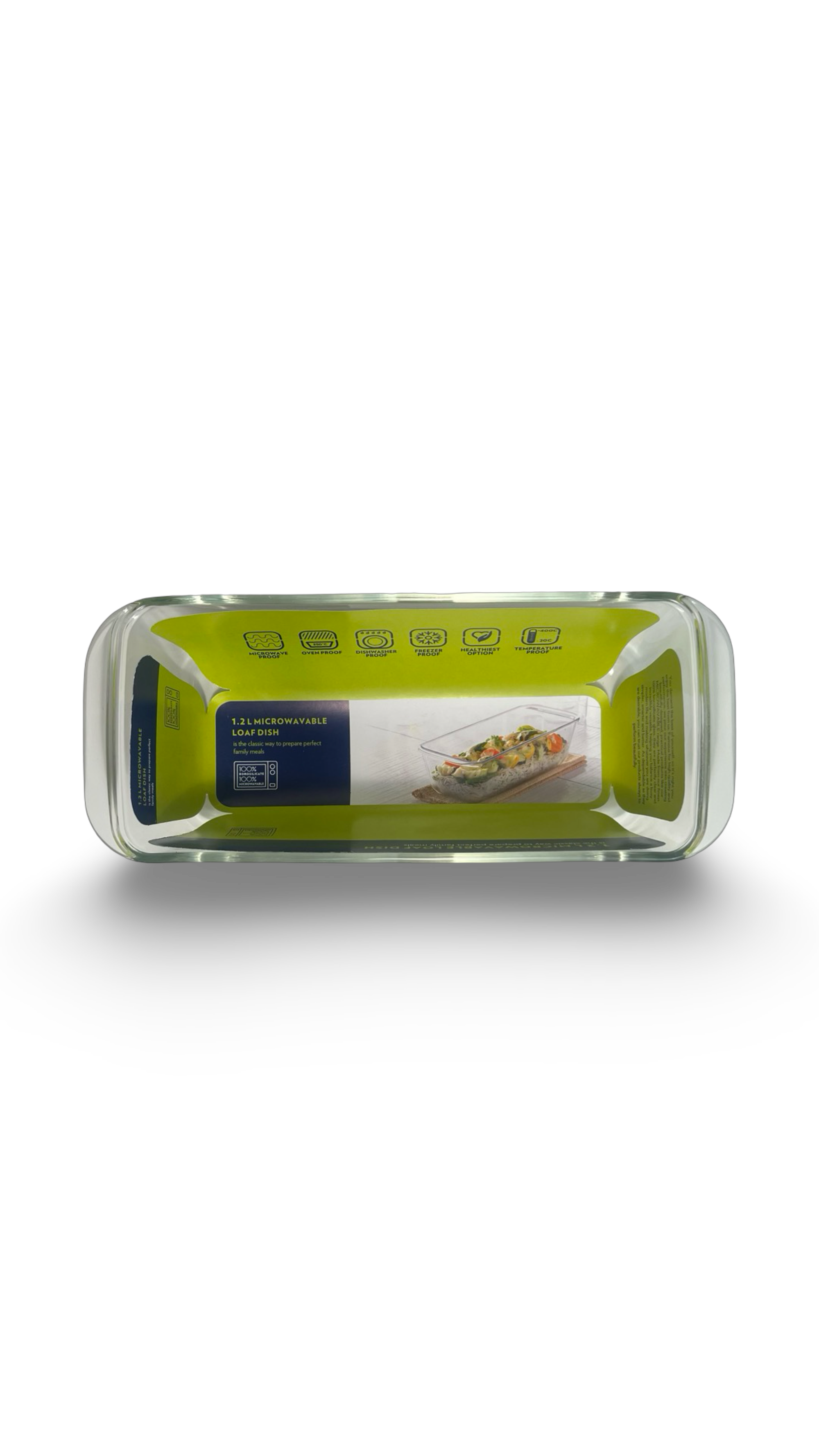 Vas Chec termorezistent din sticlă 1.2L