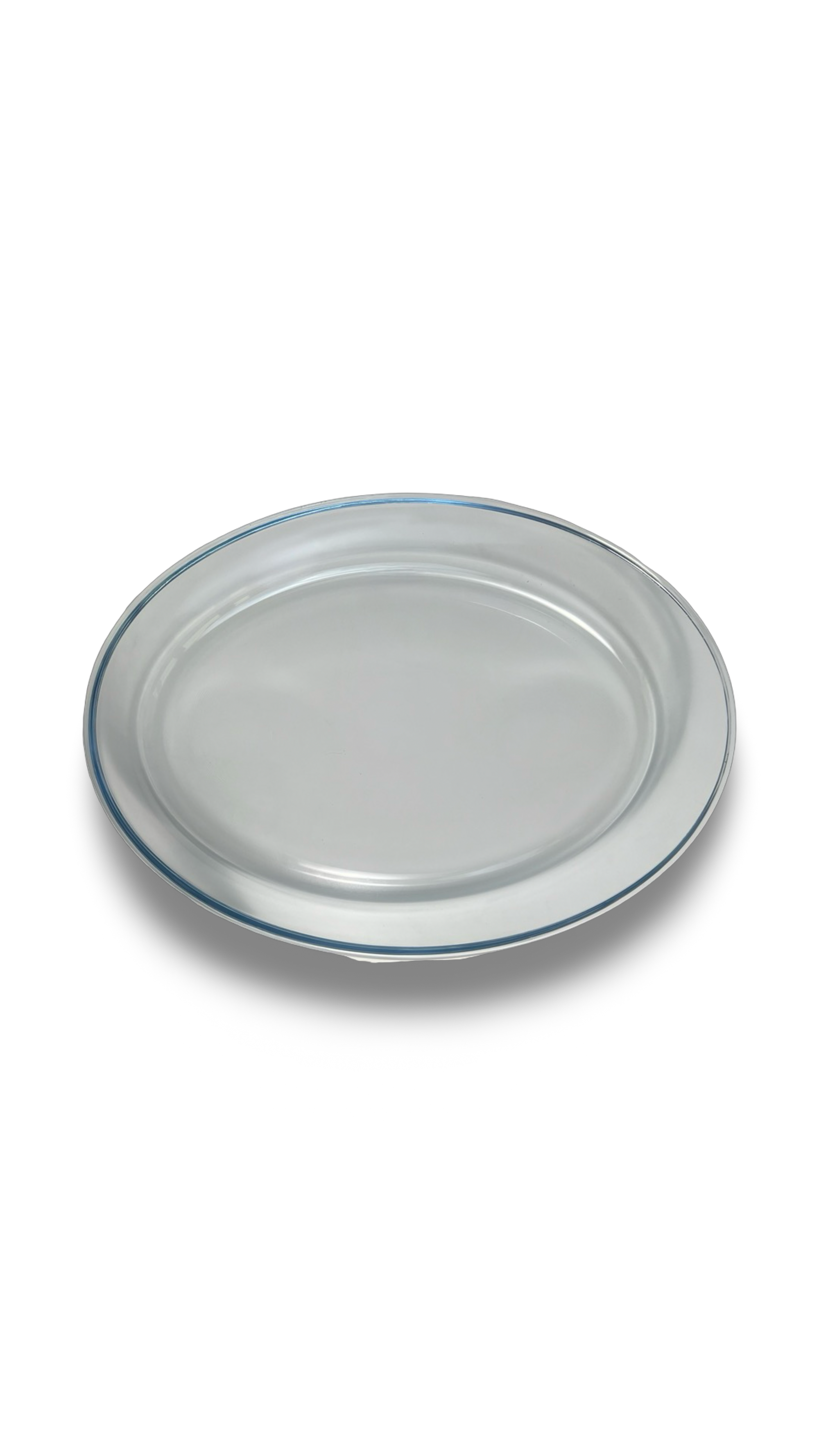 Vas oval termorezistent din sticlă 3L