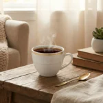 Ceașcă porțelan 22 cl Veselo Henrik cu aur 24k pentru ceai sau cafea