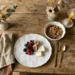 Fel principal servit pe farfuria mare de 26 cm Veselo Hexa