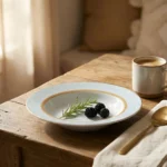 Farfurie adâncă 23 cm pentru supă din porțelan Homayoon