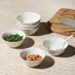 Mini boluri din opal alb Veselo Pearl folosite pentru dulceață sau sosuri