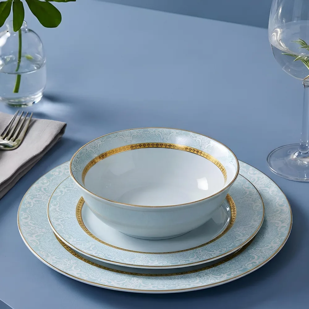 Componente Set 6 Persoane Cele 6 tipuri de piese din setul de porțelan Homayoon 36 piese