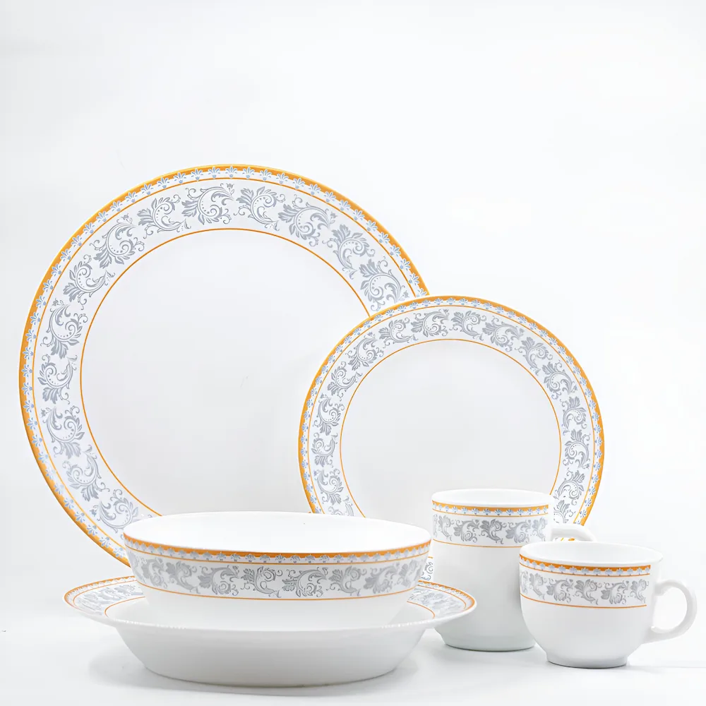 Farfurie întinsă, adâncă și de desert din setul de 6 persoane Veselo Lisa